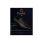 Pantofi barbati eleganti din piele naturala de culoare negru lac - GKR200LN